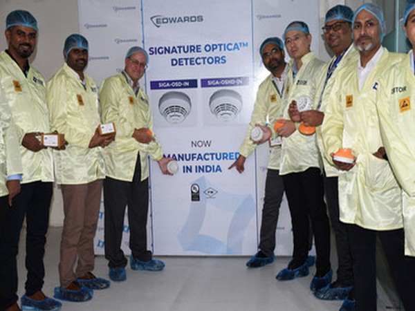 Edwards global team visited Signature Optica Smoke Detectors at India manufacturing facility