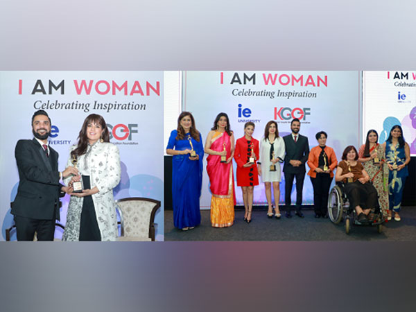 Richa Chadha felicitated along with other inspiring women at the 'I Am Woman' Awards hosted by Dr. Karan Gupta