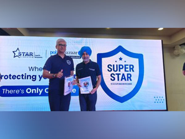 From Left to Right: Anand Roy, MD & CEO Star Health and Allied Insurance, and Sarbvir Singh, Joint Group CEO, PB Fintech, at the launch of 'SUPER STAR' insurance plan