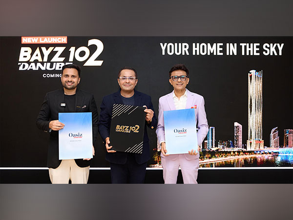 Adel Sajan, Rizwan Sajan, and Anis Sajan at the launch of 'BAYZ102' and 'Oasiz'