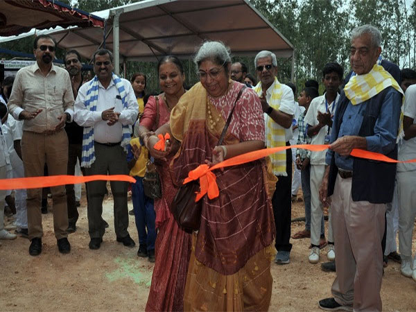 Ar. Prof. Neelam Manjunath inaugurated the CGBMT project centre, joined by distinguished guests Dr. Syam Vishwanath, Dr. Ramakrishna Hegde, Dr. V. S. Prakash, & Ar. Prof. Krishna Rao Jaisim