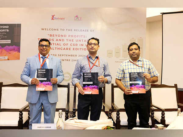 LtoR- Paresh Kumar, Co-founder and CEO, DevInsights, Harsh Mangla, IAS, Director - Department of Health & Family Welfare (MoHFW), Saroj Kumar, Director, MoHFW