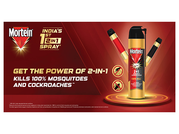 Mortein Provides Protection Against Both Mosquitoes and Cockroaches With India's First 2-in-1 Spray