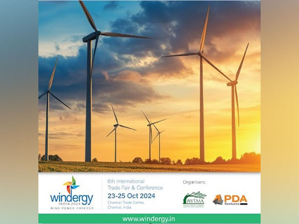 Windergy India 2024 is set for October 23-25 at Chennai Trade Centre