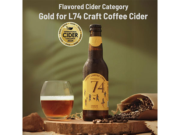 L74 Cider bags India's First Ever Gold at International Cider Challenge, London, UK