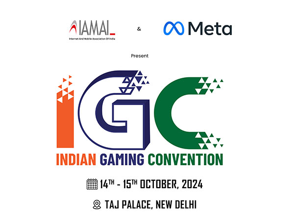 Indian Gaming Convention scheduled for October 14 and 15, 2024, at Taj Palace, New Delhi