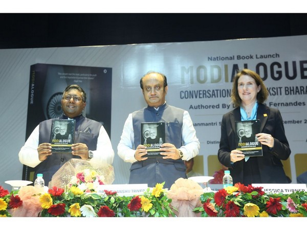 Dr. Ashwin Fernandes' MODIALOGUE Debuts at Pradhanmantri Sangrahalaya; Dr. Sudhanshu Trivedi, Smt. Smriti Irani, and Jessica Turner Applaud Modi's Visionary Communication