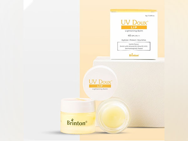 Product Packaging - Brinton's UV DOUX Lip Lightening Balm