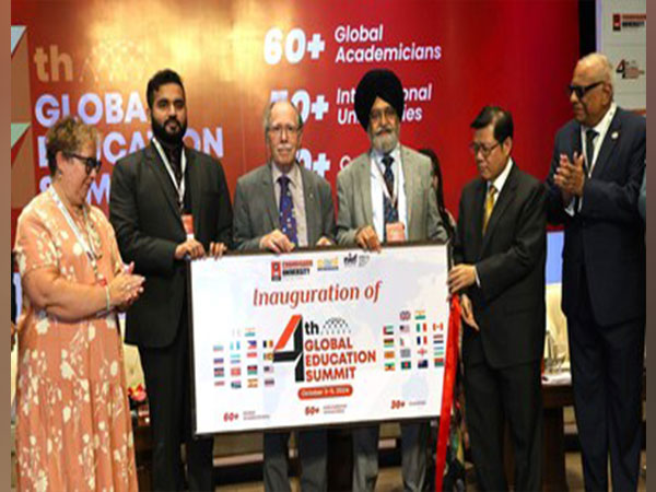 Dutch Nobel laureate in Physics, Prof Gerardus 't Hooft inaugurating the three-day 4th Global Education Summit (GES) 2024 at Chandigarh University Gharuan campus