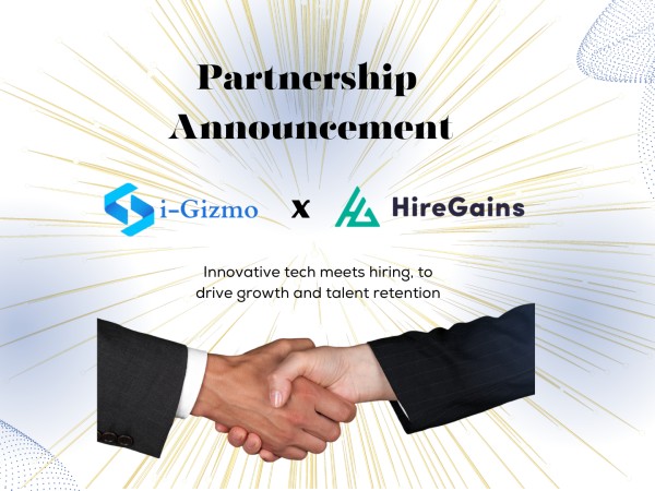 HireGains Partners with I-Gizmo Global Technologies