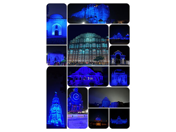 Iconic Monuments in India Turned Blue on October 4, in Support of Smile Train's Guinness World Records™ Attempt for World Smile Day®