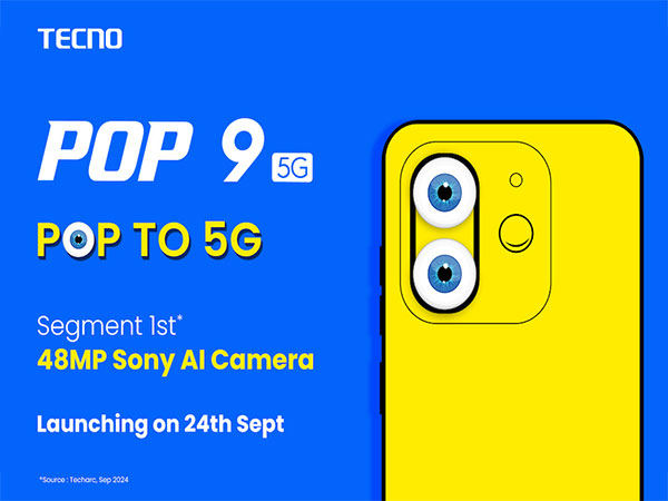 The Super Stylish TECNO POP 9 with a 48MP Sony AI Camera--now up for Grab