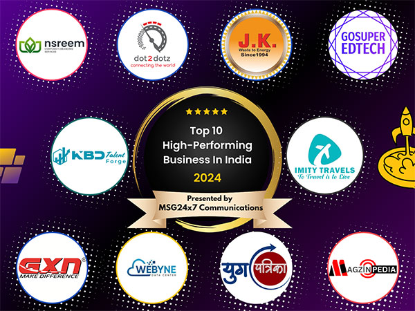 Celebrating the Top 10 High-Performing Businesses in India of 2024