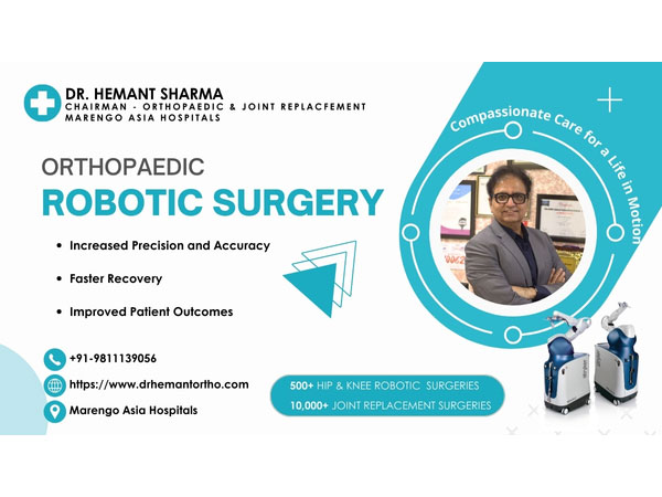 Dr. Hemant Sharma, Chairman of Orthopedics at Marengo Asia Hospitals