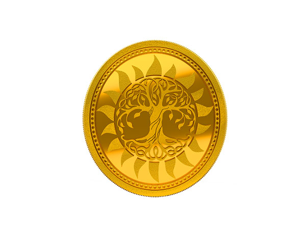 MMTC-PAMP's 22K 'Tree of Life' 8gm Gold Coin crafted with the Finest Swiss Craftsmanship