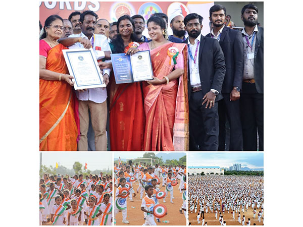 Achievement Of Nobel World Record By Performing Tamilan Traditional Dance Forms By Janashiksha Kalalayam, Konavattam, Vellore [Dist] - Tamilnadu.