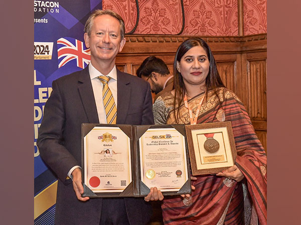 Dr Monica B. Sood Honoured with Global Excellence in Leadership Award at GELSA 2024, UK Parliament