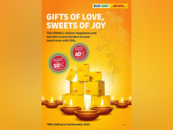 DHL Express Lights up Diwali with up to 50 per cent off for India's International Shipments