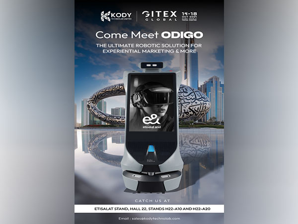 Kody Technolab's Patented Odigo Robot to Feature at GITEX 2024 at e& (Etisalat and) Booth, Pioneering AI-Driven Customer Engagement