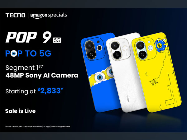 The Super Stylish TECNO POP 9 5G Back on Sale with Festive Offers at Just Rs 2,833 EMI Per Month