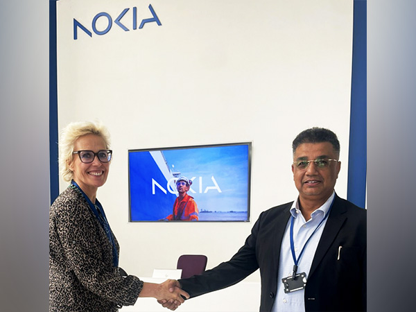 Tuuli Ahava, Director, Application Program, Digital Automation at Nokia and Divyanshu Verma (CEO) Redinent