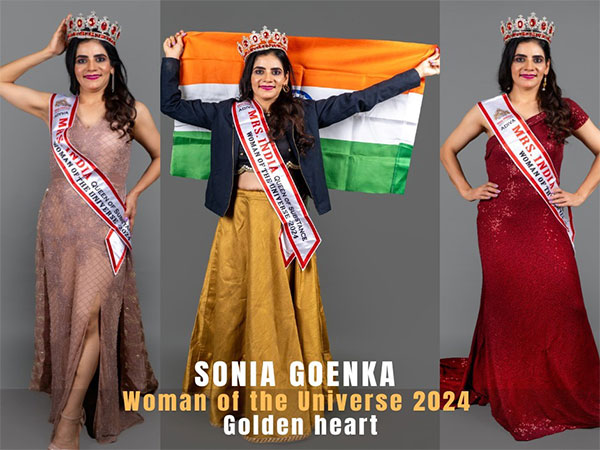 Sonia Goenka from MIQS Won Golden Heart at Woman of the Universe 2024 at Istanbul, Turkey