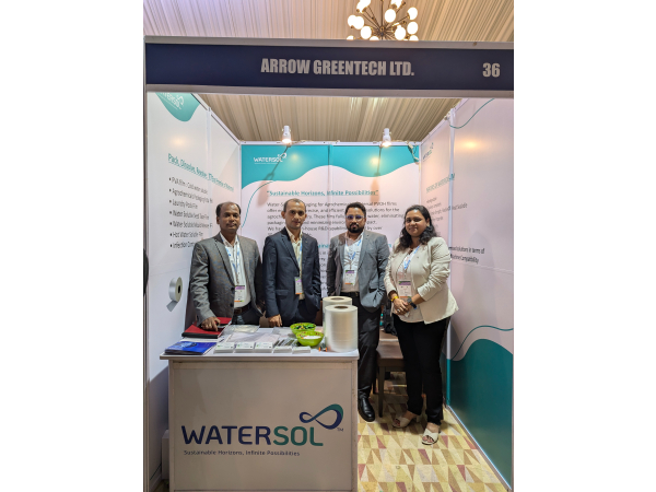 Arrow Greentech proudly showcases its cutting-edge, water-soluble packaging solutions at PMFAI ICSCE 2024, driving innovation for a sustainable future.