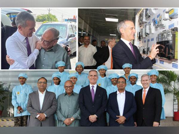 U.S. ambassador to India Eric Garcetti Visits Genus Power's Manufacturing Plant