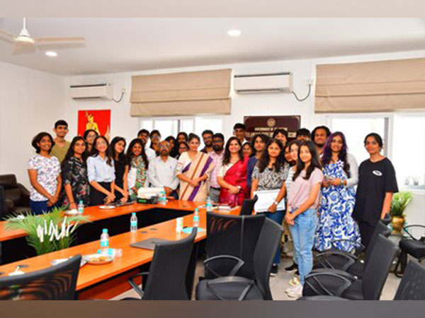 Woxsen University Students Engage with IAS Smita Sabharwal and Srujana Yadav at the Telangana State Finance Commission