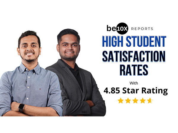 Be10x Reports High Student Satisfaction Rates With 4.85 Star Rating