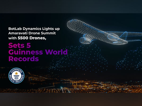 Indian Drone Light Show Company Breaks 5 World Records at Amaravati Drone Summit 2024