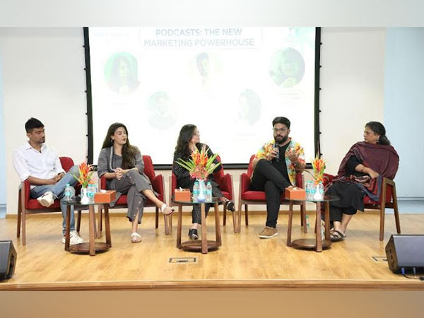 Panel discussion on podcasting and storytelling, Jio Institute