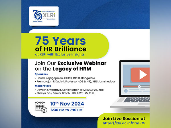 XLRI Jamshedpur to Host Webinar: '75 Years of HR Program @XLRI