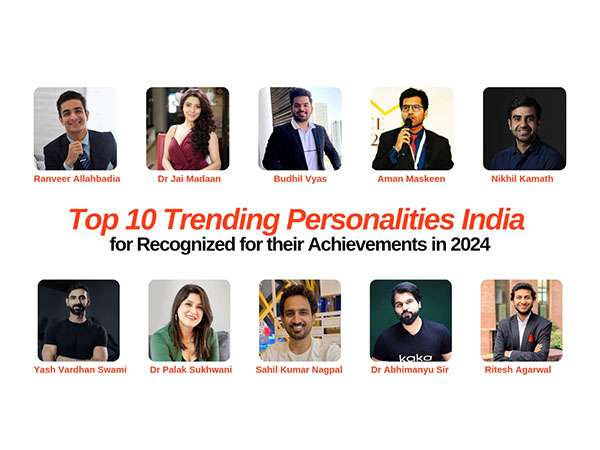 Top 10 Trending Personalities in India Recognized for Their Achievements in 2024