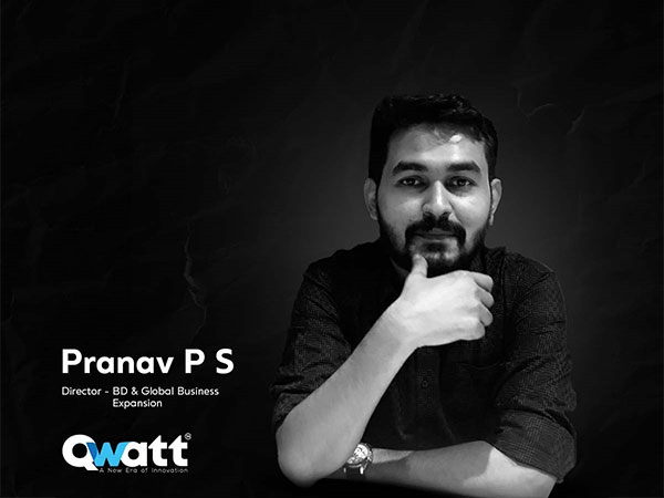 Qwatt Technologies Appoints Pranav PS as Director of Business Development and Global Expansion