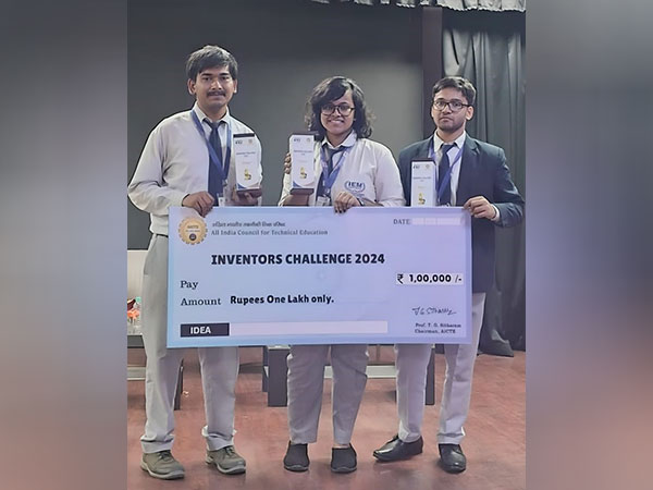 IEM Kolkata Wins AICTE Inventor's Challenge 2024