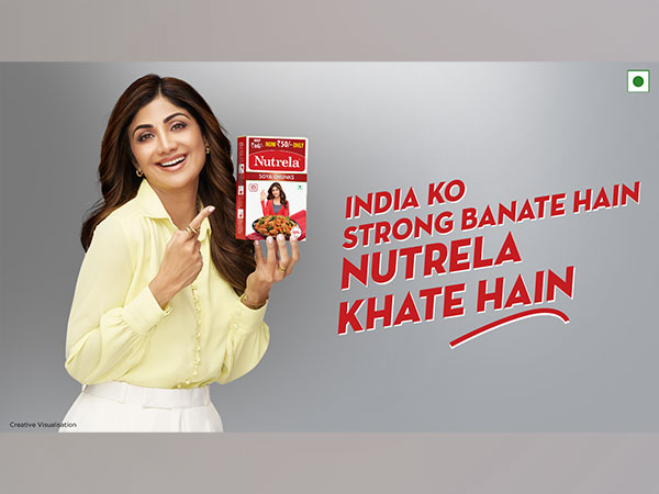 Shilpa Shetty, the new face of Nutrela, is propelling the brand's "Making India Stronger" campaign