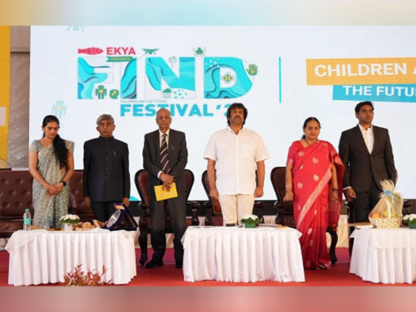 Dignitaries during 'Ekya Nava Inaugurated as India's First K-12 School of Innovation, Creativity, and Design at Second Edition of FIND Festival'