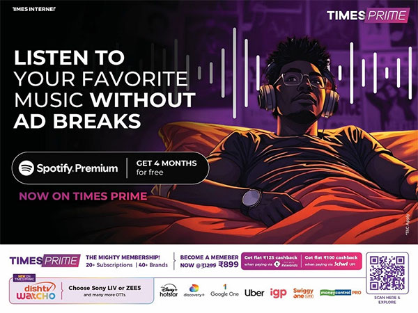 Spotify to Offer Exclusive 4-Month Free Premium Membership for Times Prime members