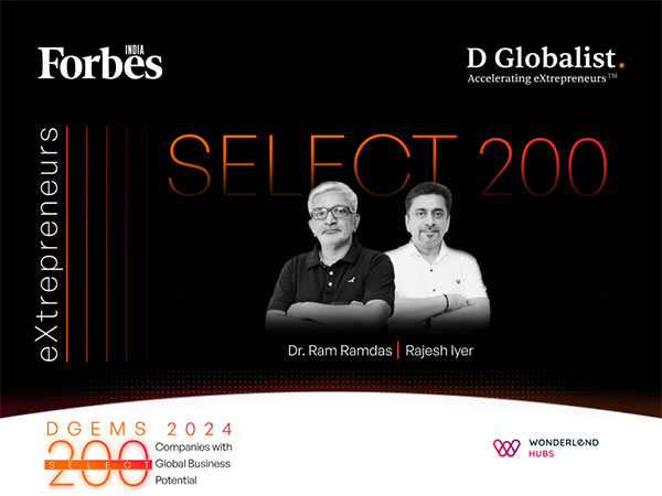 WonderLend Hubs Recognized in S200 at Forbes India DGEMS 2024 Celebrating Global Business Potential at Annual Event in New Delhi, India