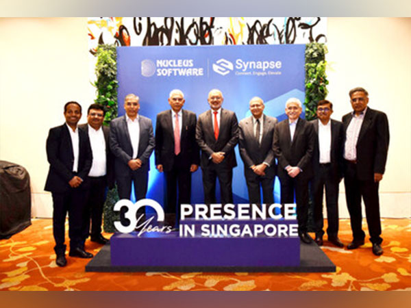 Vishnu R. Dusad, Co-Founder & Managing Director at Nucleus Software with other key dignitaries at Synapse2024.