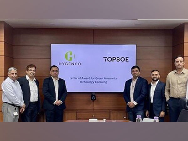 Hygenco selects Danish company Topsoe as Licensor for its Green Ammonia Plant