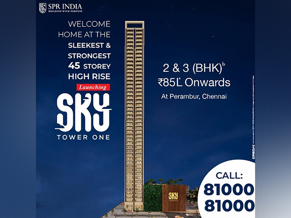 SPR India Launches Sky Tower 1, a Premium 45-Storey High-Rise Residential Tower in Perambur