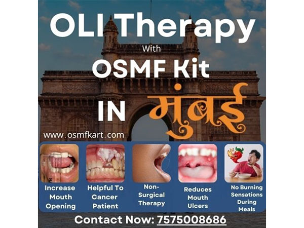 Mumbai Residents to Now Get OLI Therapy with OSMF Mouth Opening Kit for the    treatment of restricted mouth due to chewing Gutkha, Supari, Pan Masala.