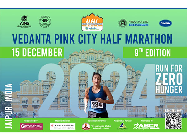 Vedanta Pink City Half Marathon Is Back On 15 December 2024 With - Runforzerohunger