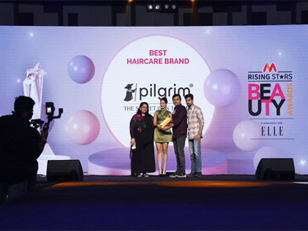 Pilgrim Wins the Best Hair Care Brand at Myntra's Rising Star D2C Summit.