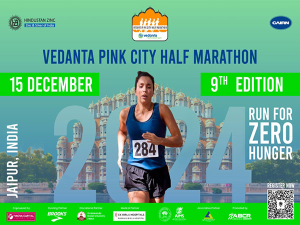 Vedanta Pink City Half Marathon Is Back With Runforzerohunger On December 15, 2024