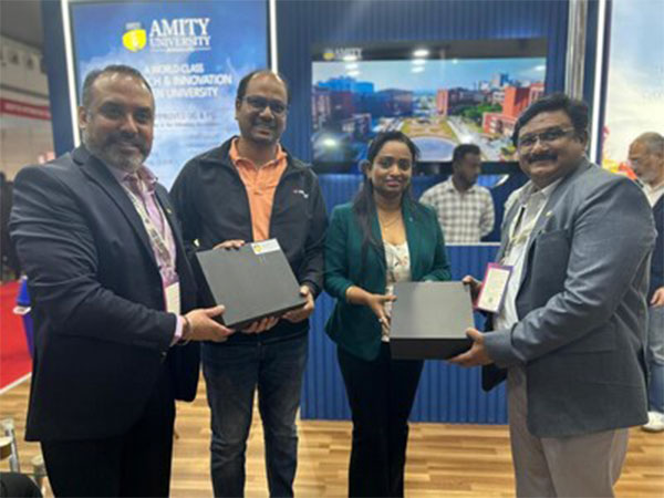 The Amity team with Smitha Dasan (Head of Talent Acquisition-India) & Kartik Rao from Palo Alto Networks.