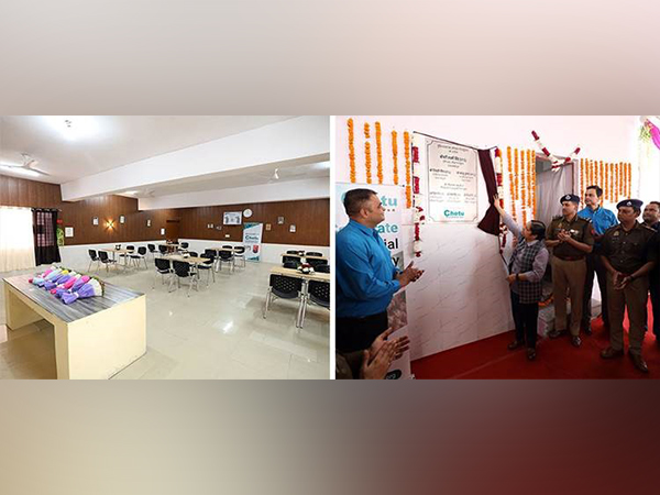 Commissioner of Police, Laxmi Singh hosts the grand opening of the new police cafeteria donated by the Chetu Foundation, joined by Chetu's Operations Head, Saurabh Pawar