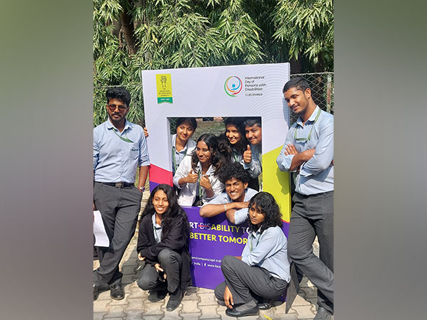 Students participating in the IDPD Mela, promoting awareness and inclusion on the occasion of the International Day of Persons with Disabilities